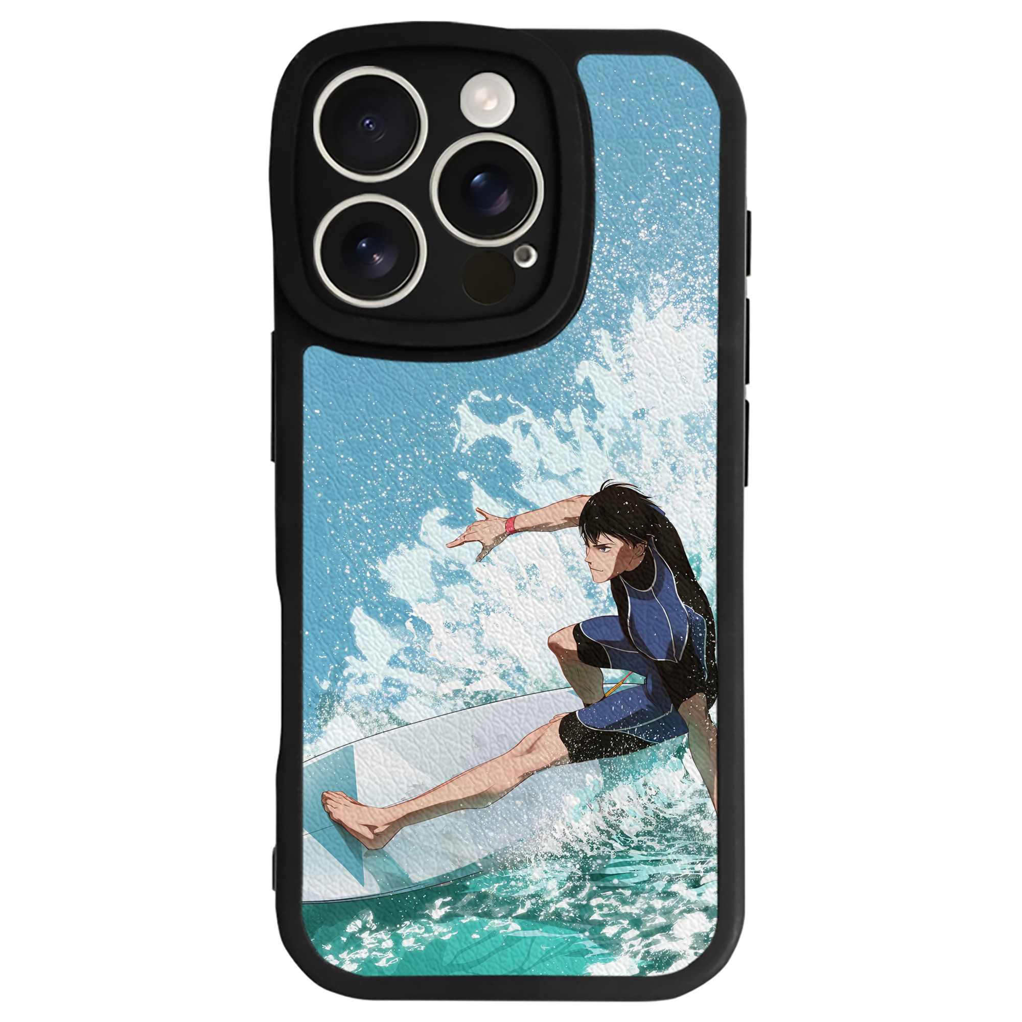 （画像用） ハイキュー!! Haikyu!! 【iPhone 16シリーズ対応】シリコンスマホケース（レザー調） 材質：シリコン